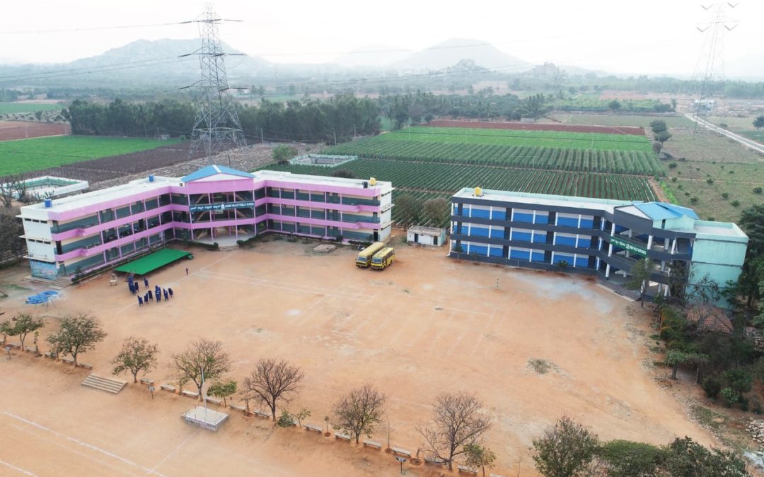 GVPS School Campus – View from Drone Camera